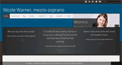 Desktop Screenshot of nicolewarner.com